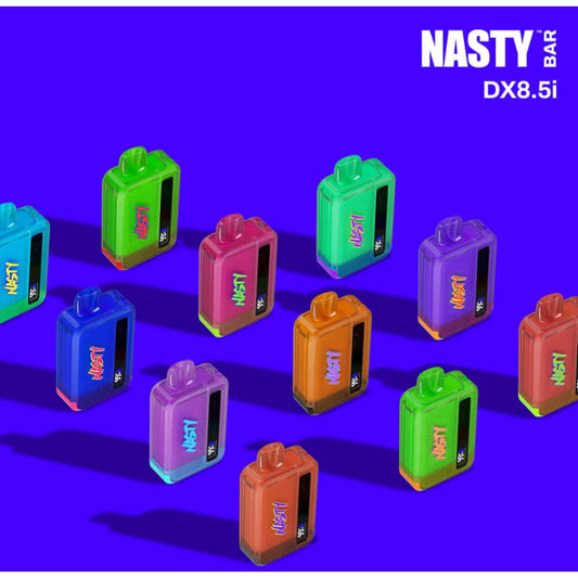 NASTY BAR سحبة سيجارة ناستي بار 8500 شفطة 50 نيكوتين استخدام مره واحده