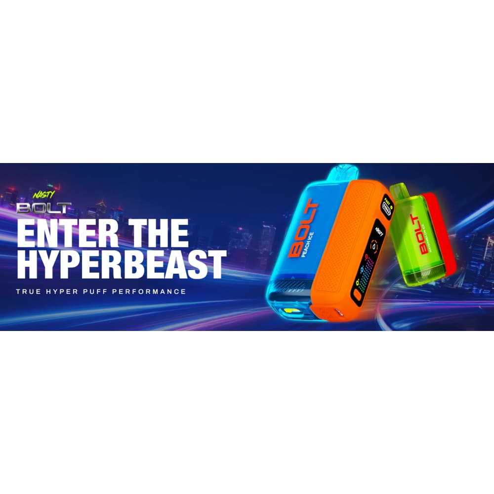 NASTY BOLT 50000 سحبة سيجارة ناستي بولت 50000 شفطة 50