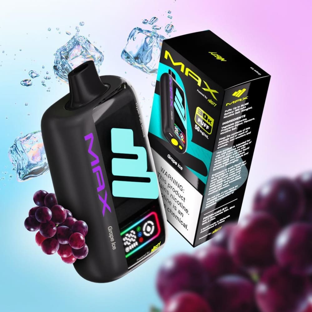 NASTY MAX 30000 سحبة سيجارة ناستي ماكس 30000 شفطة 50 نيكوتين استخدام مره واحده