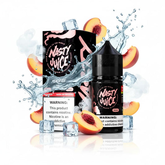 NASTY نكهة خوخ ايس سولت من ناستي