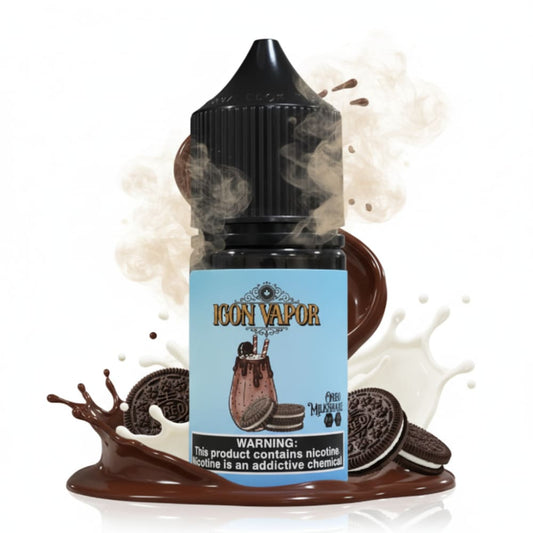 نكهة ميلك شيك اوريو من ايكون فيبر سولت نيكوتين ICON VAPER