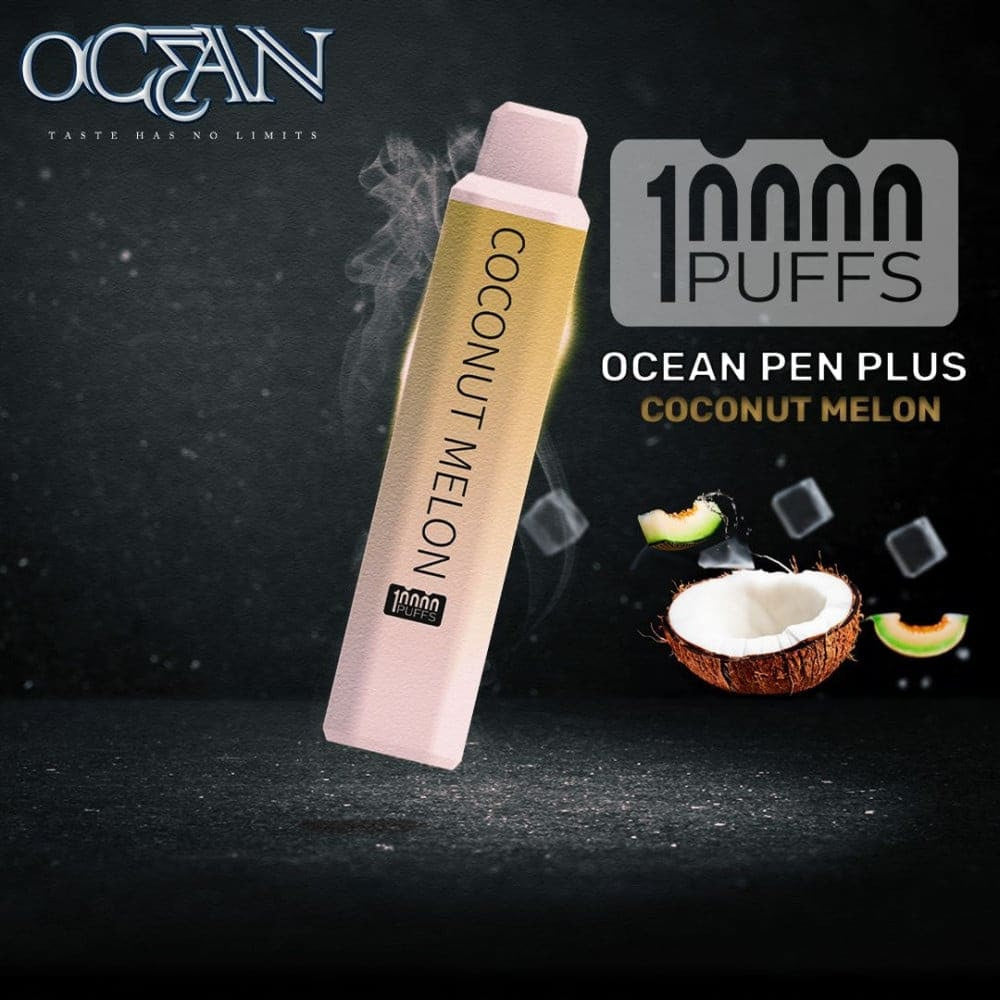 OCEAN سحبة سيجارة اوشن 10000 شفطة 20 نيكوتين عدة نكهات استخدام مره واحده عدة نكهات