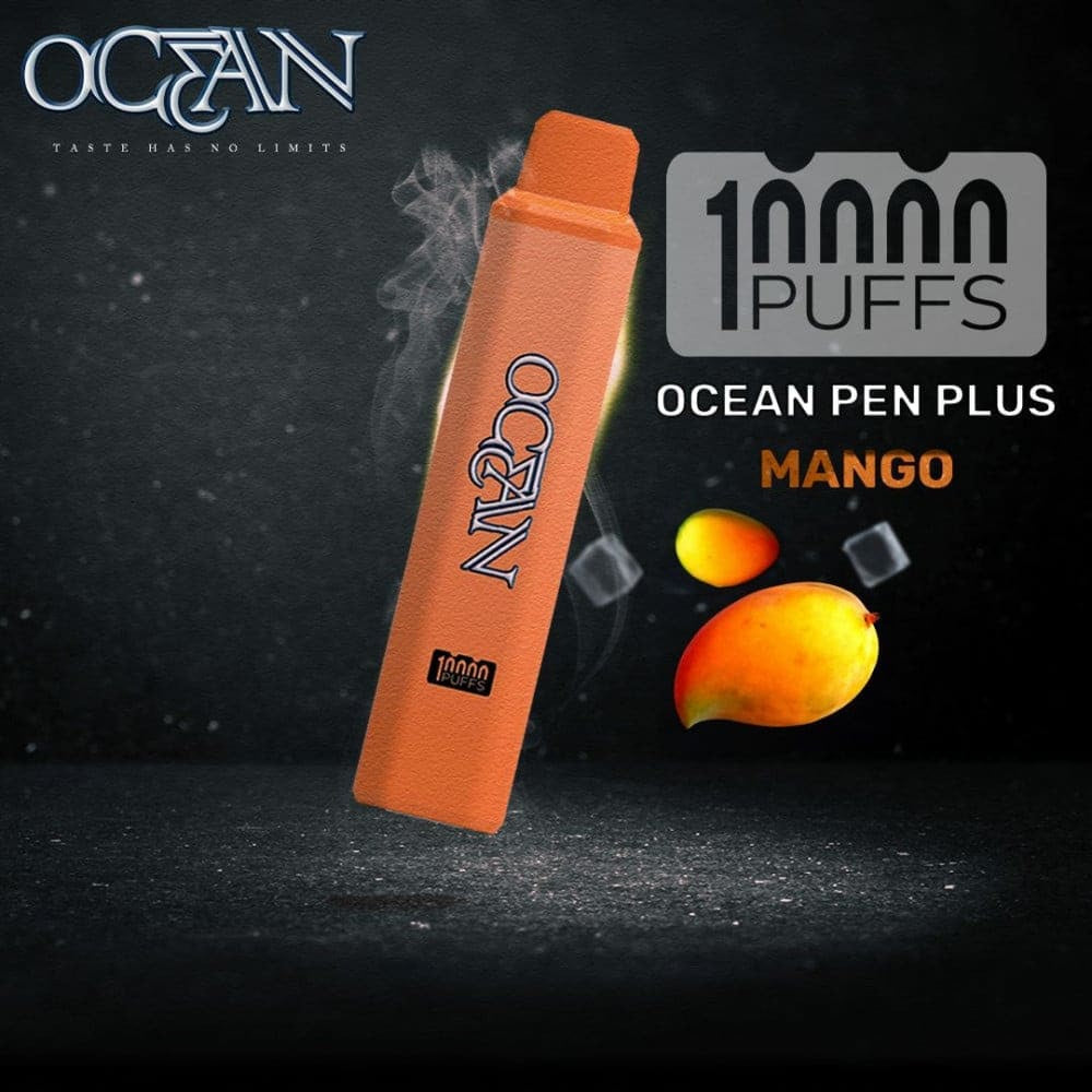 OCEAN سحبة سيجارة اوشن 10000 شفطة 20 نيكوتين عدة نكهات استخدام مره واحده عدة نكهات