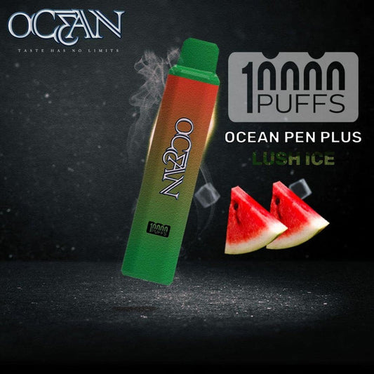 OCEAN سحبة سيجارة اوشن 10000 شفطة 20 نيكوتين عدة نكهات استخدام مره واحده عدة نكهات