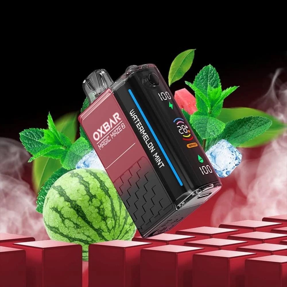 OXBAR MAGIC MAZE 2 سحبة سيجارة اوكسبار ماجيك ميز 2 30000 شفطة 50 نيكوتين عدة نكهات استخدام مره واحد