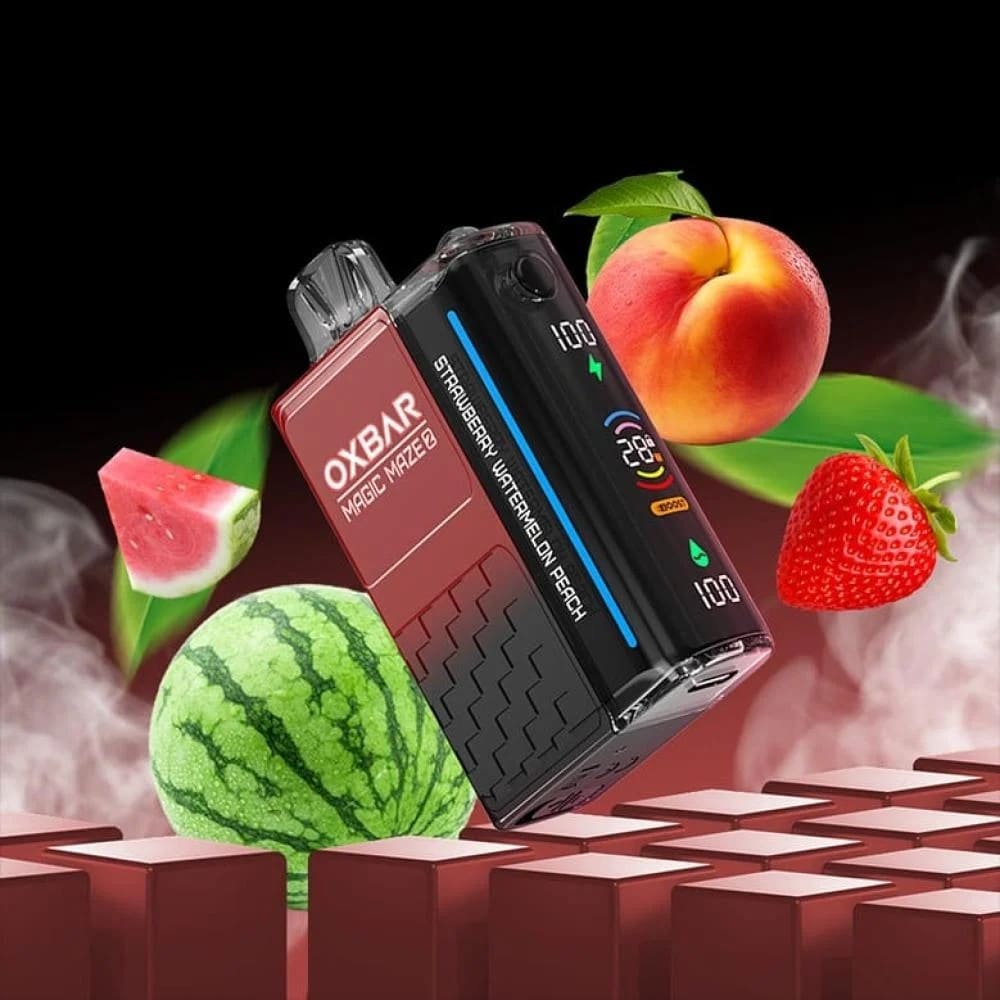 OXBAR MAGIC MAZE 2 سحبة سيجارة اوكسبار ماجيك ميز 2 30000 شفطة 50 نيكوتين عدة نكهات استخدام مره واحد