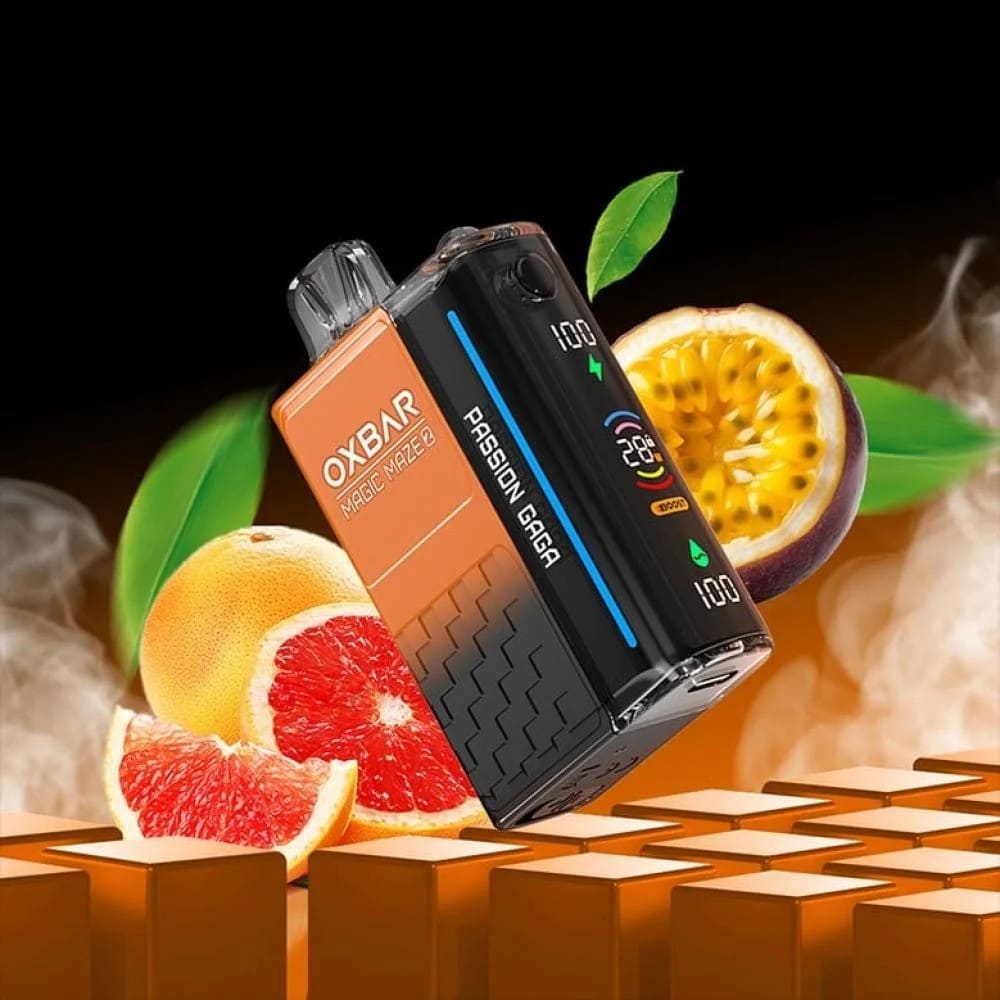 OXBAR MAGIC MAZE 2 سحبة سيجارة اوكسبار ماجيك ميز 2 30000 شفطة 50 نيكوتين عدة نكهات استخدام مره واحد