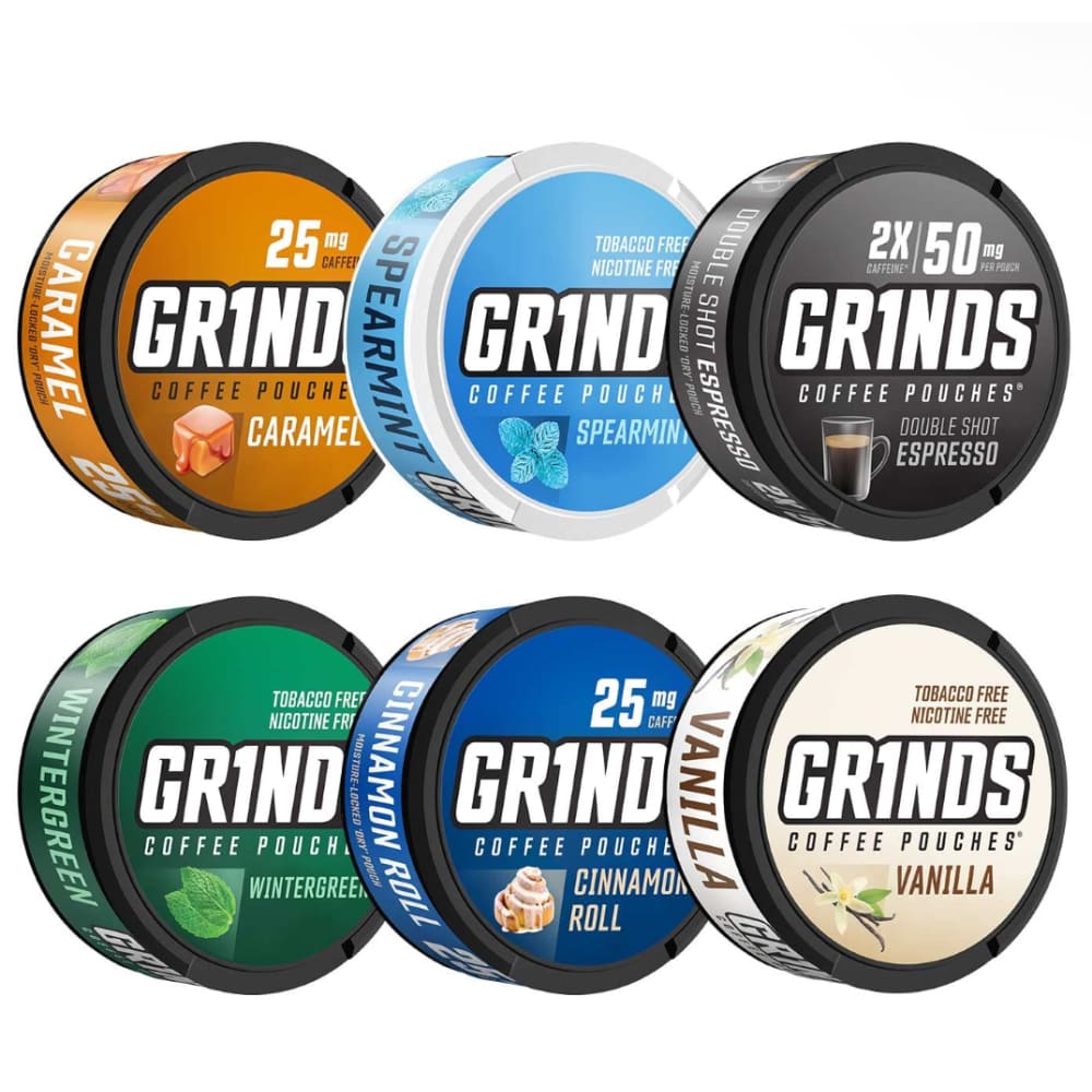 قريندز اكياس بدون قهوة نيكوتين فقط تحتوي على كافيين GR1NDS GRINDS
