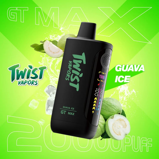 TWIST سحبة سيجارة تويست 20000 شفطة 20 نيكوتين عدة نكهات استخدام مره واحده