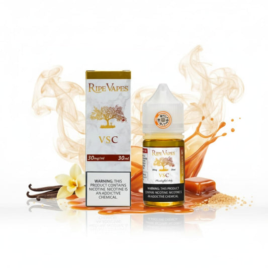 VCT VSC نكهة فانيلا سويت كراميل في سي تي سولت نيكوتين من رايب فيبز