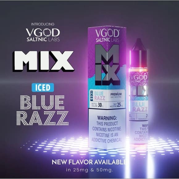 VGOD MIX نايك بلو راز ايس سولت نيكوتين من فيقود مكس