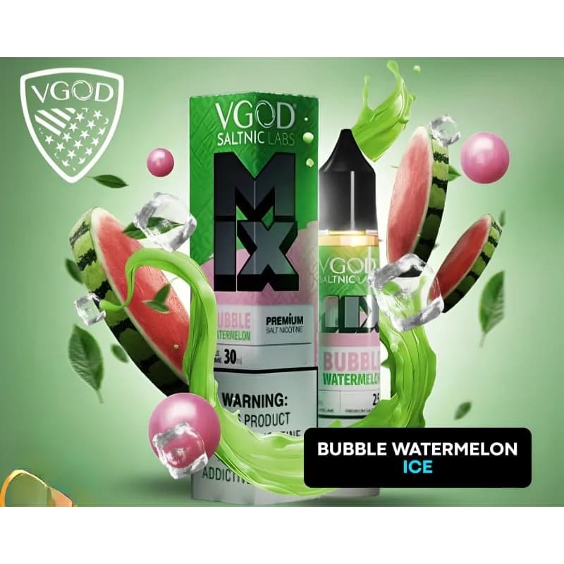 VGOD MIX نوع علكة بطيخ ايس سولت نيكوتين من فيقود مكس