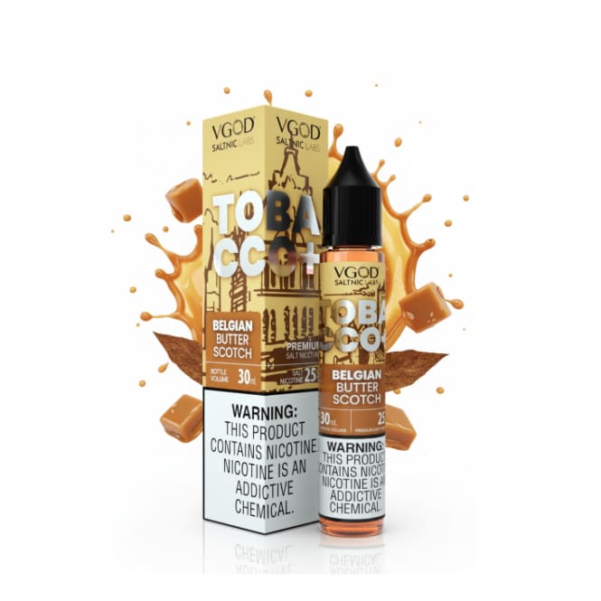 VGOD نكهة توباكو بلجيكي بترسكوتش سولت نيكوتين من فيقود