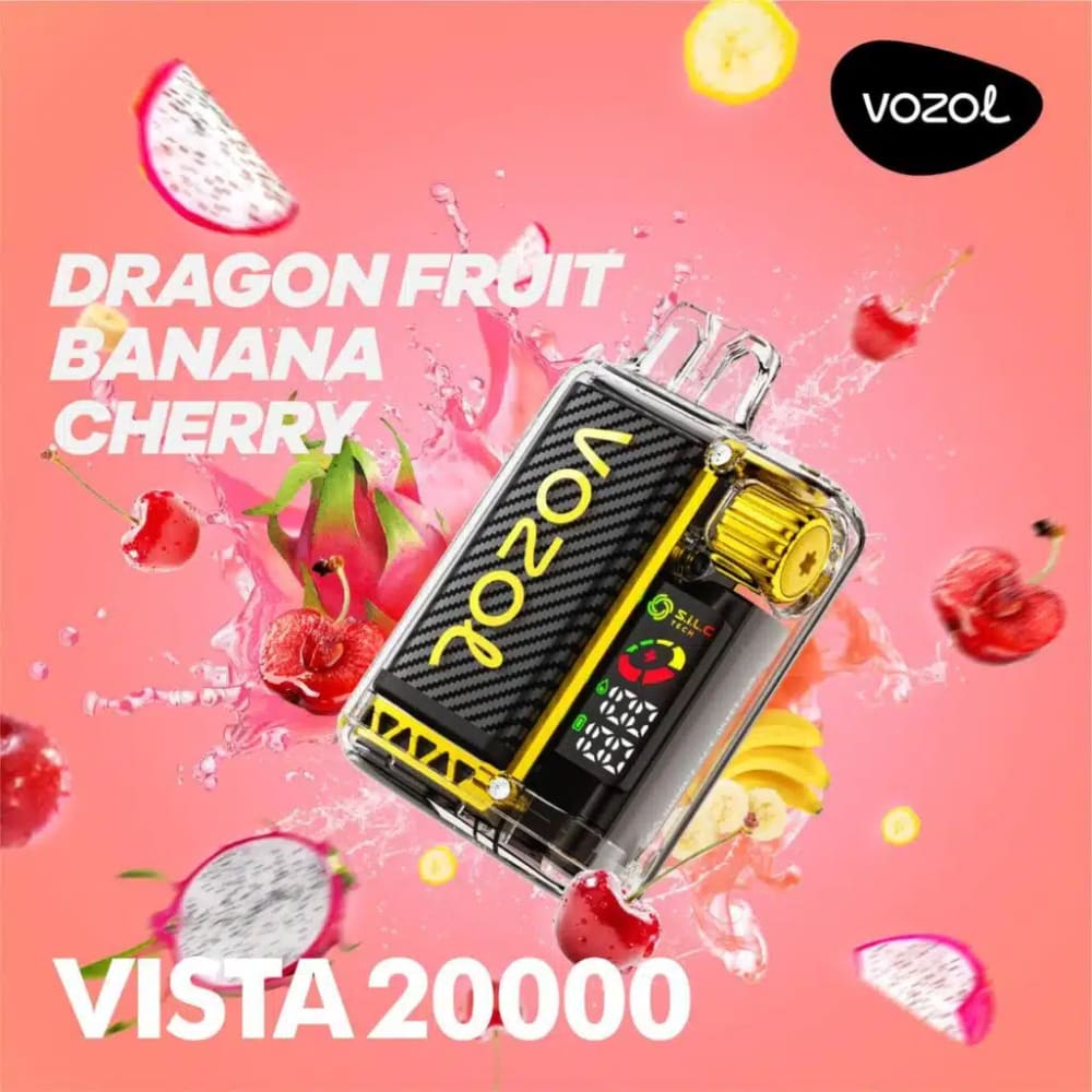 VOZOL سحبة سيجارة فوزول فيستا 20000 شفطة عدة نكات 50 نيكوتين استخدام مره واحده
