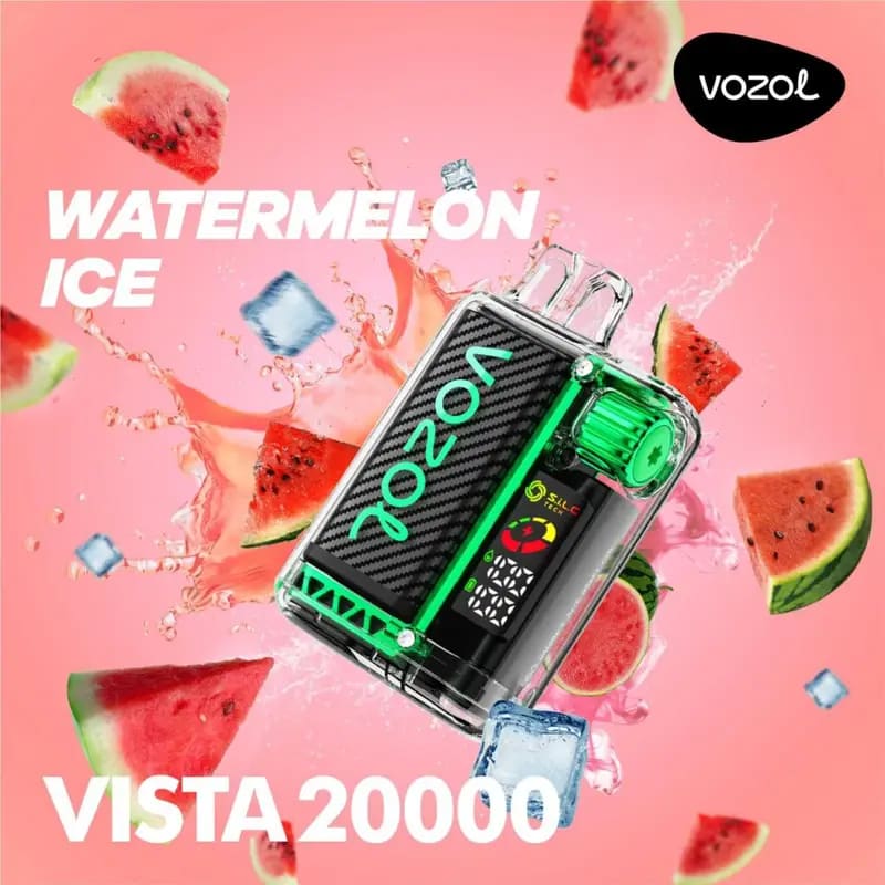 VOZOL سحبة سيجارة فوزول فيستا 20000 شفطة عدة نكات 50 نيكوتين استخدام مره واحده