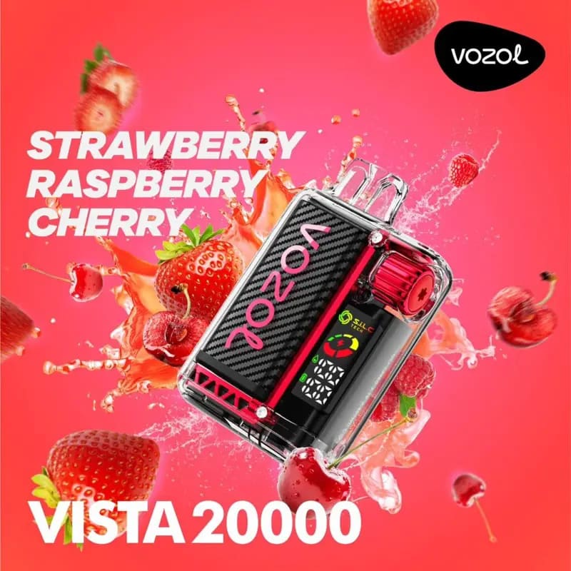 VOZOL سحبة سيجارة فوزول فيستا 20000 شفطة عدة نكات 50 نيكوتين استخدام مره واحده
