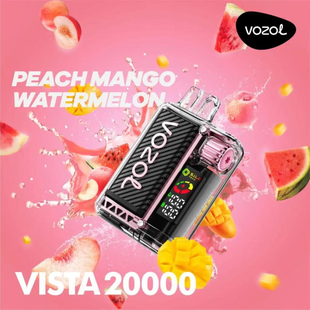 VOZOL سحبة سيجارة فوزول فيستا 20000 شفطة عدة نكات 50 نيكوتين استخدام مره واحده