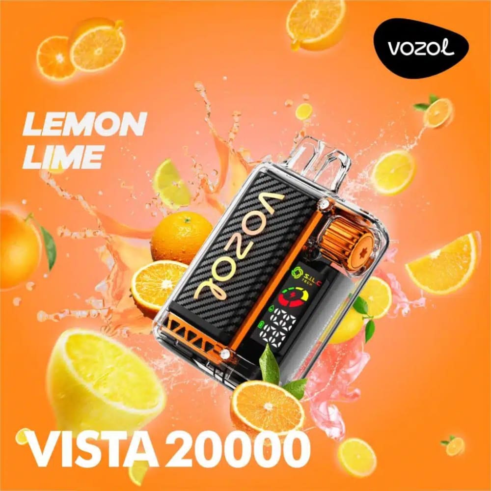VOZOL سحبة سيجارة فوزول فيستا 20000 شفطة عدة نكات 50 نيكوتين استخدام مره واحده
