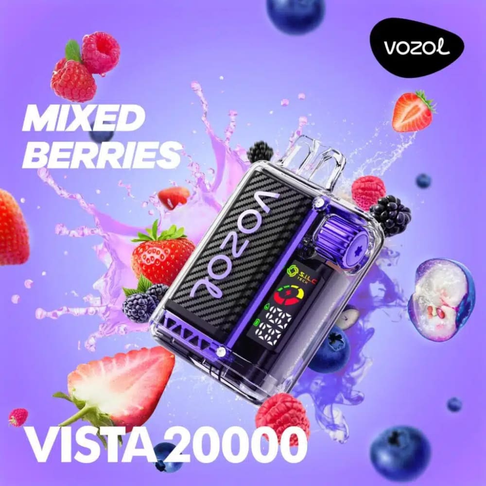 VOZOL سحبة سيجارة فوزول فيستا 20000 شفطة عدة نكات 50 نيكوتين استخدام مره واحده