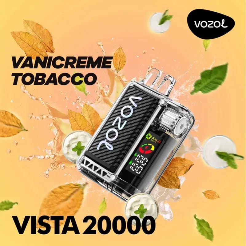 VOZOL سحبة سيجارة فوزول فيستا 20000 شفطة عدة نكات 50 نيكوتين استخدام مره واحده