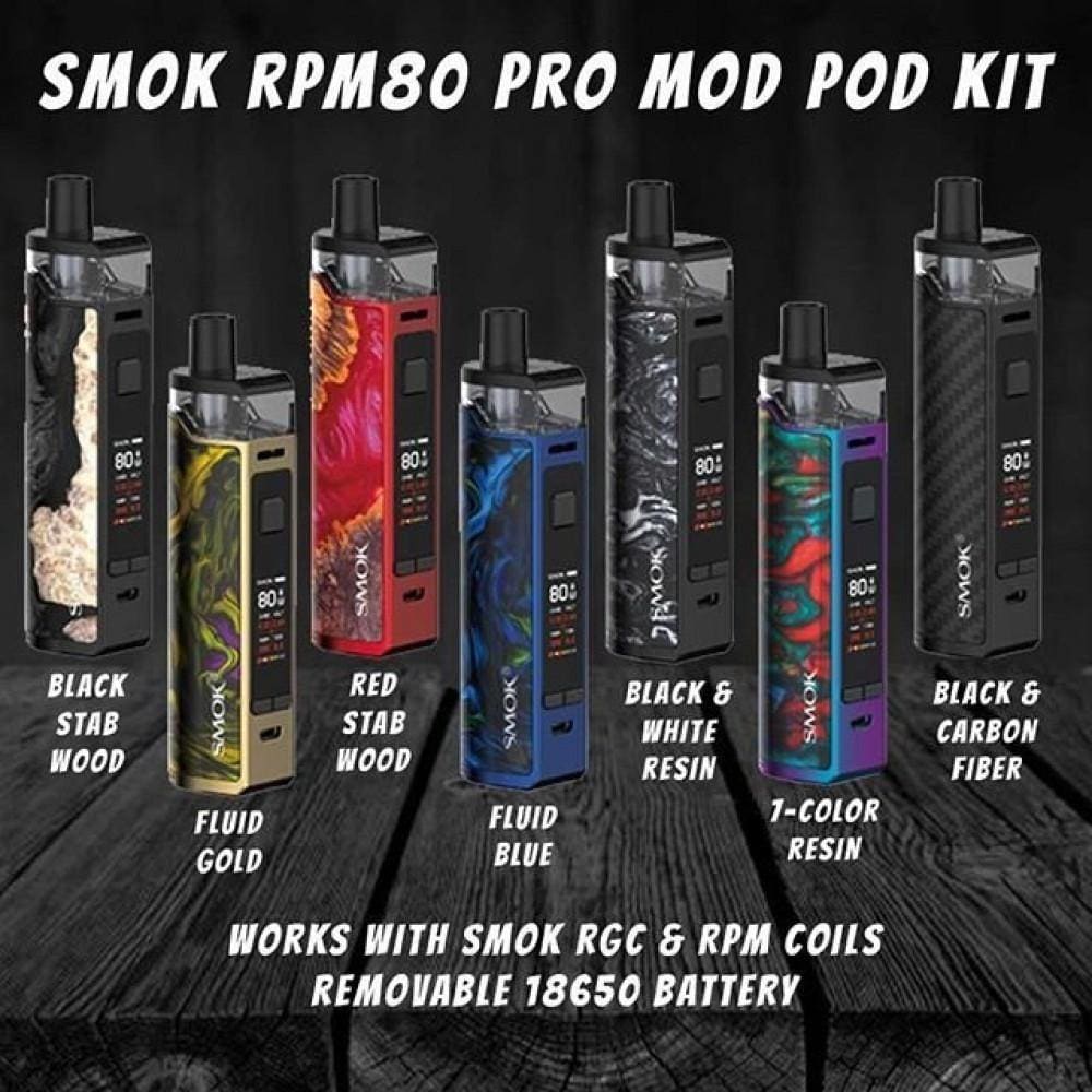 جهاز سحبة و شيشة سموك ار بي ام 80 برو بدون بطارية SMOK RPM80
