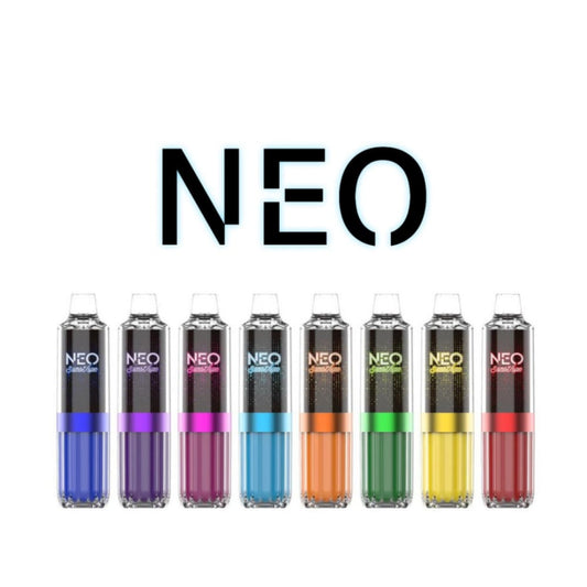سحبة سيجارة نيو 5000 شفطة 20 نيكوتين عدة نكهات استخدام مره واحده من NEO sams vape